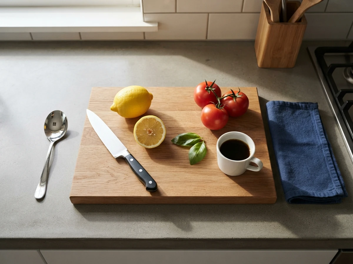 Nano Banana 2 Lite — Cocina cenital