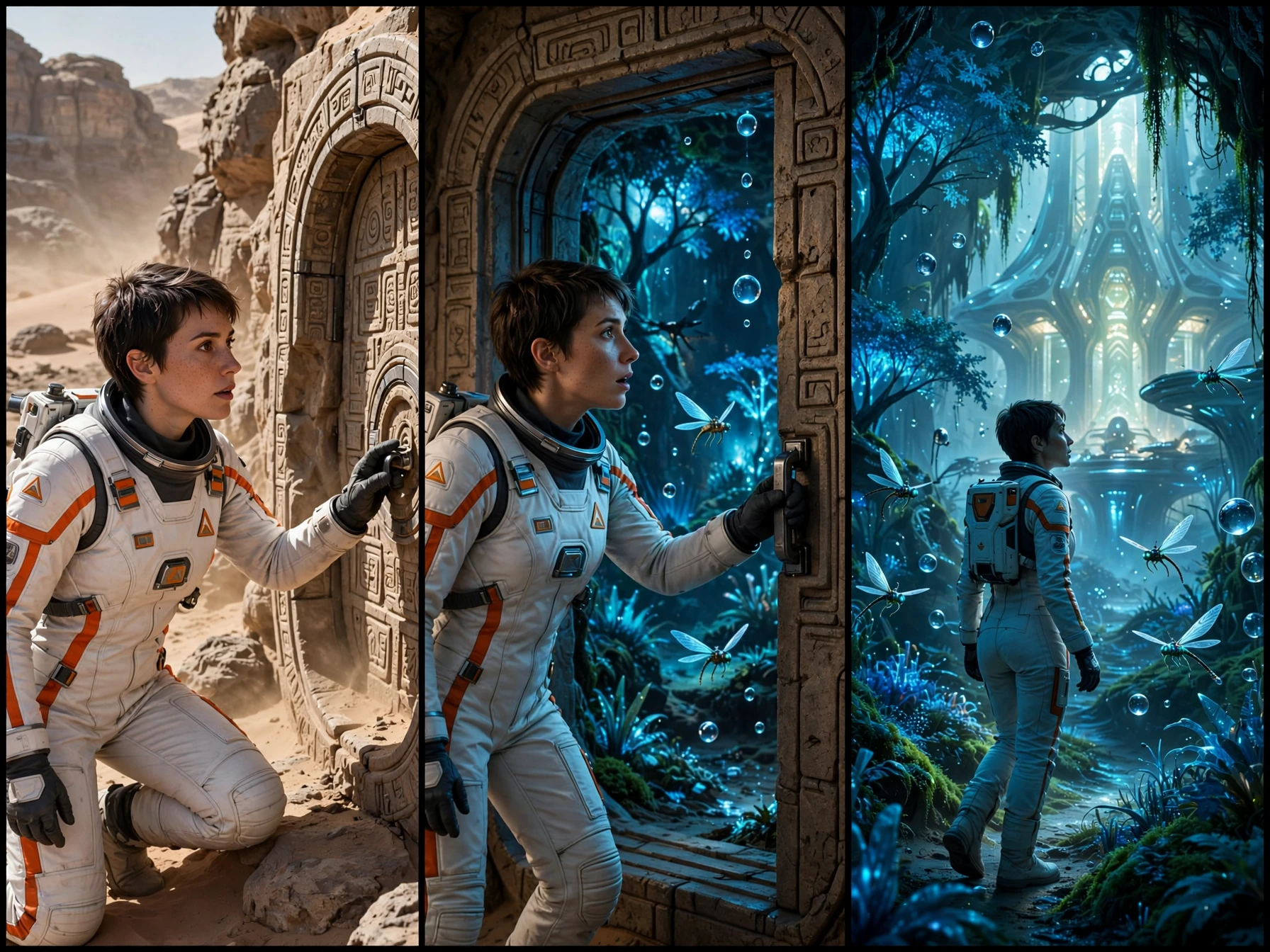 muse-image-1.0 — Astronauta — 3 paneles